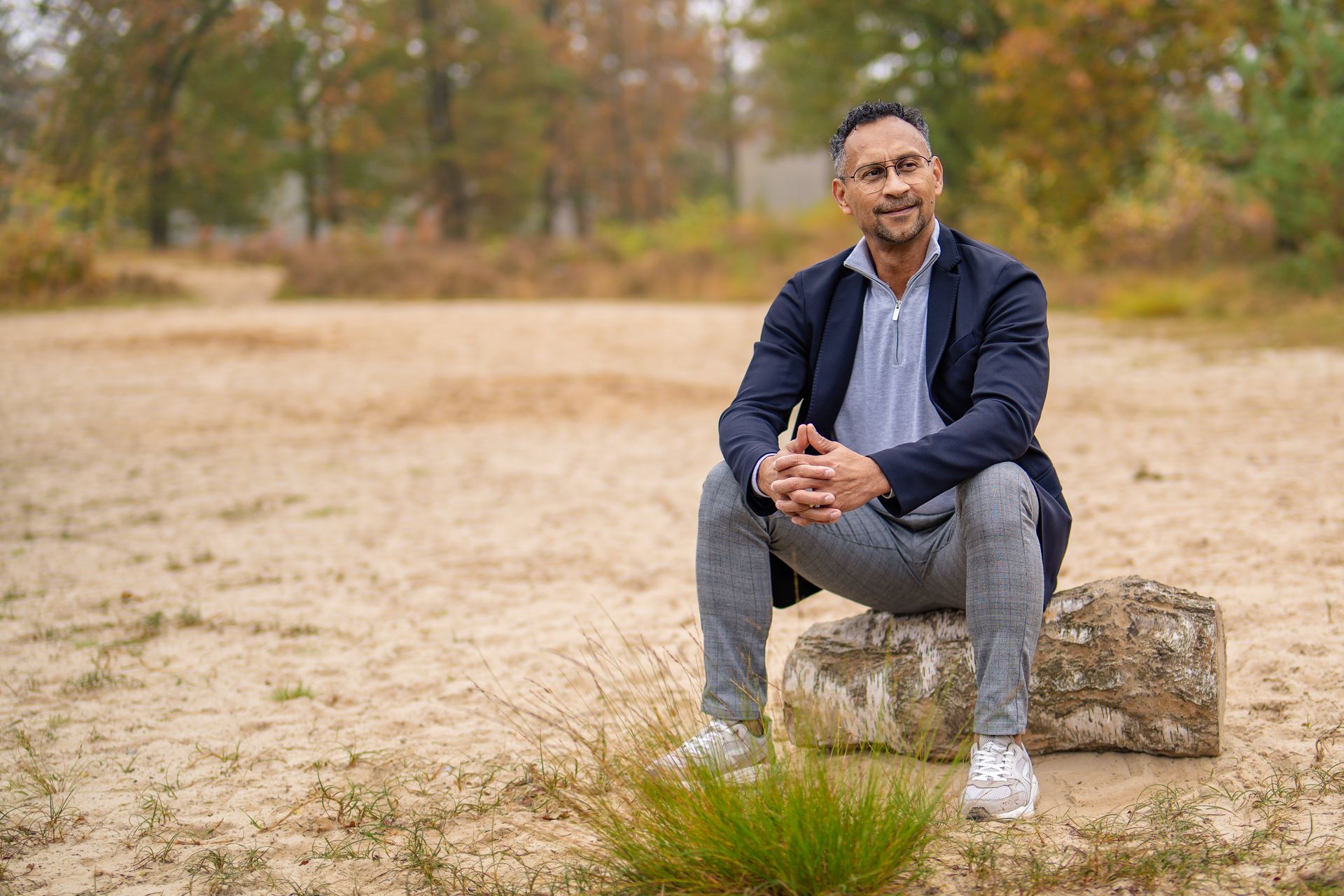 Reza in het bos van Nimmerdor